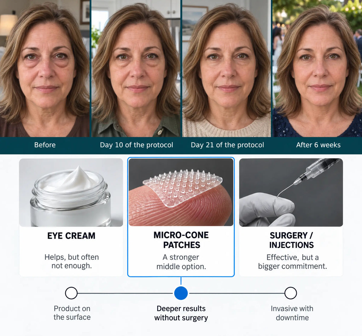 Microneedle Under-Eye Patches