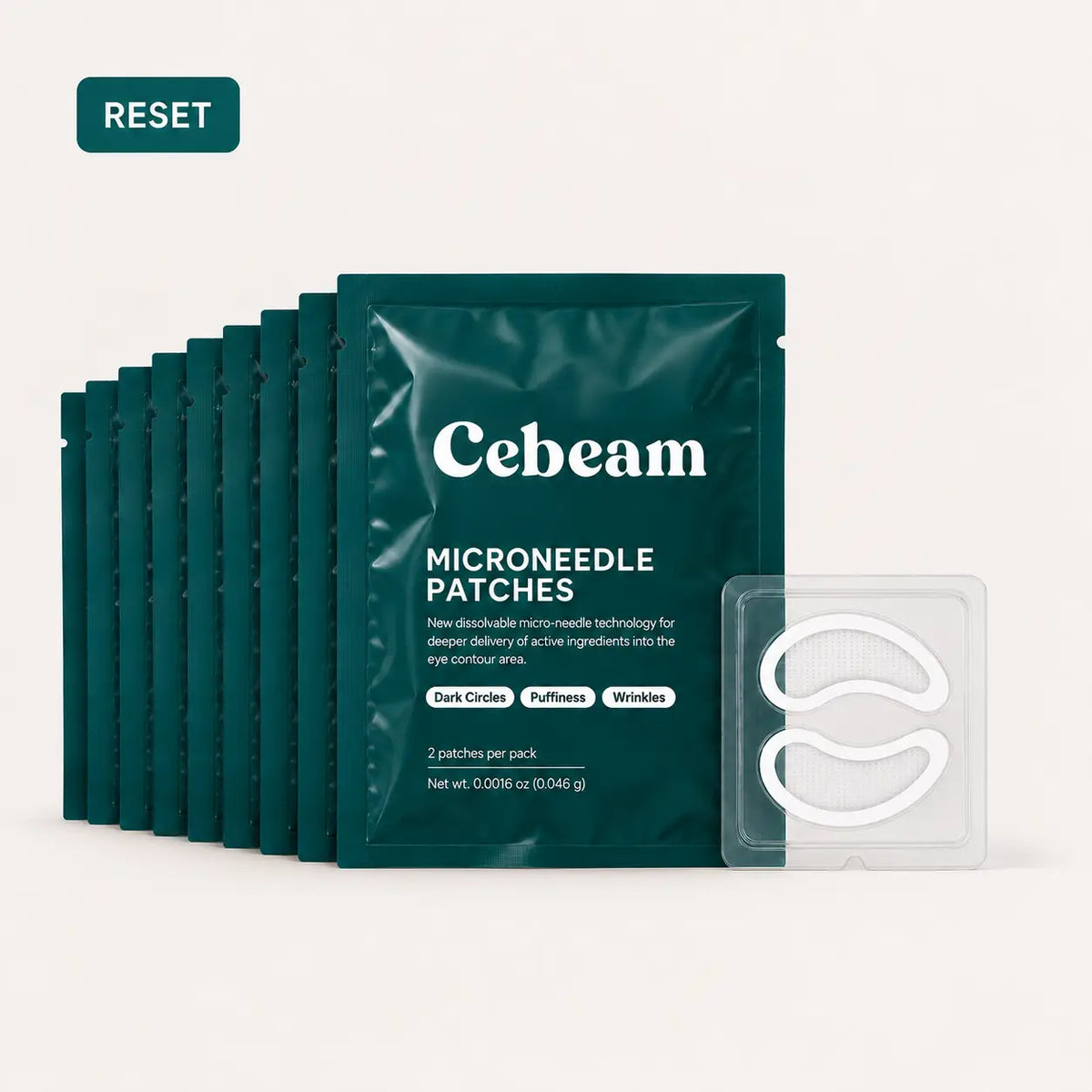 CEBEAM™ Microneedle Under-Eye Patches